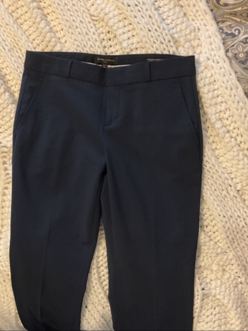 Banana Republic Dark Navy Skinny Dress Pants